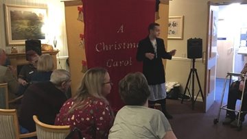 Round of applause for pantomime season at Eckington care home